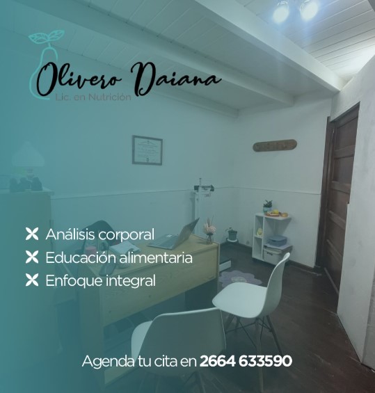 Lic. Olivero Daiana, Nutricionista